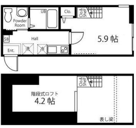 ハーミットクラブハウス上大岡Ⅳ A棟の物件間取画像